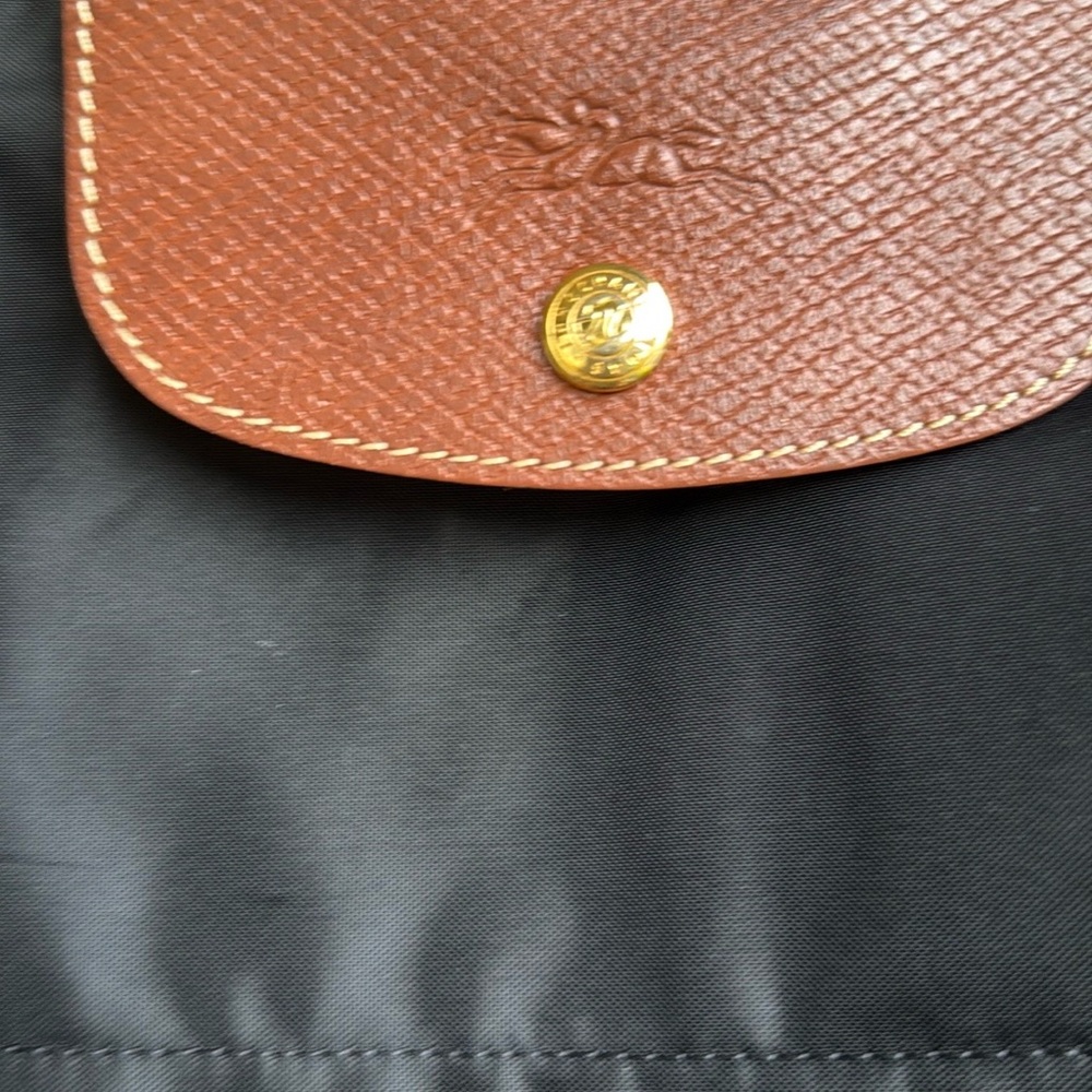 Longchamp Stylish Brown and Black Backpack